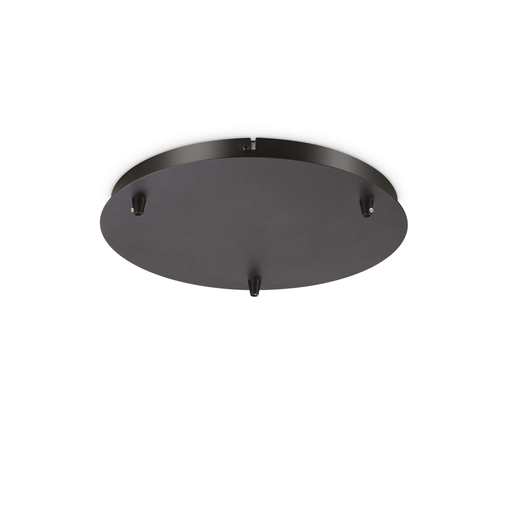 IDEAL LUX SRL - IUX285603 ROSONE STANDARD 3 LUCI NERO
