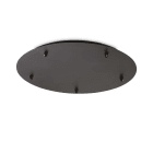 IDEAL LUX SRL - IUX285658 ROSONE STANDARD 5 LUCI NERO