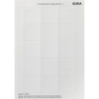 GIRA - GIR287002 Beschriftungsbogen 51 x 51 mm Zubehor Re