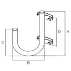FRACARRO - FRA287267 SUPCURVO180G Support curvo 180gradi