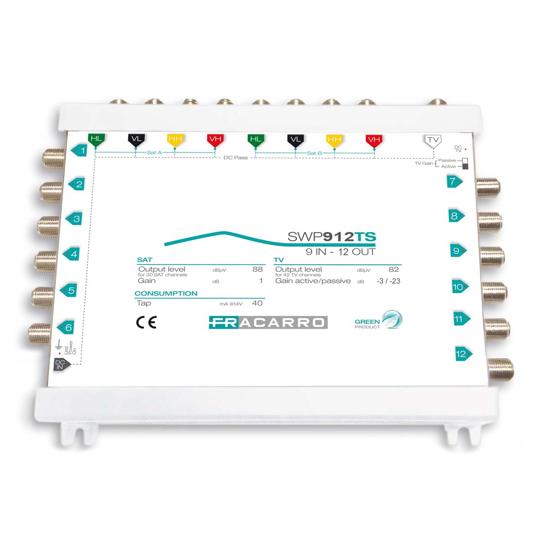 FRACARRO - FRA287351 SWP912TS MSW COMP 9IN 12OU TV A/P