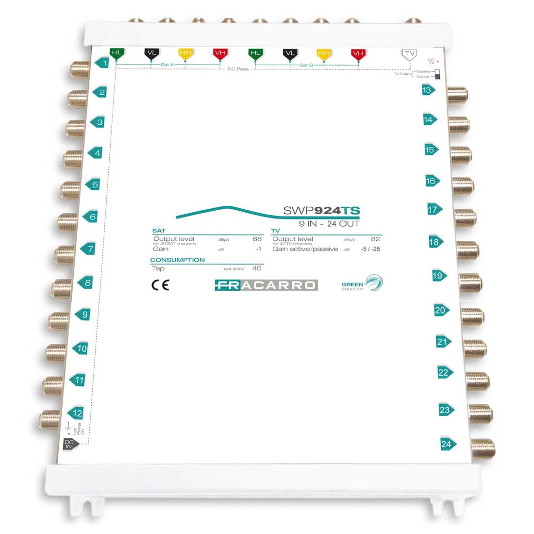 FRACARRO - FRA287353 SWP924TS MSW COMP 9IN 24OU TV A/P