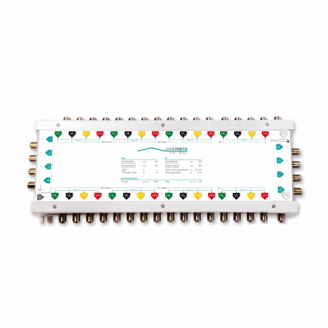 FRACARRO - FRA287368 SWI1708TS MSW CASC 17IN 8OU TV A/P