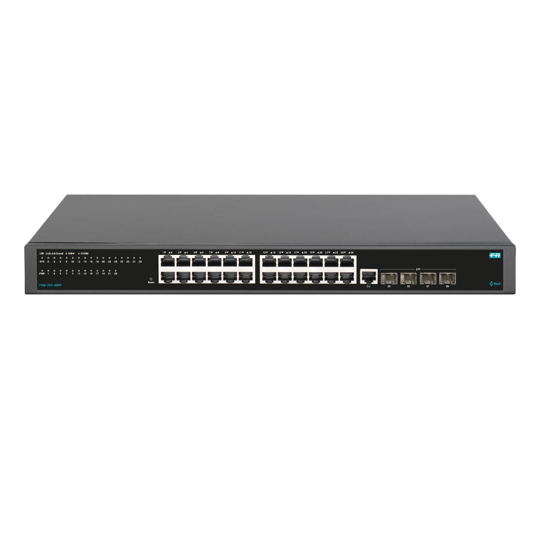 FRACARRO - FRA287769 FSW-724-4SFP SWITCH L2 24GE 4SFP