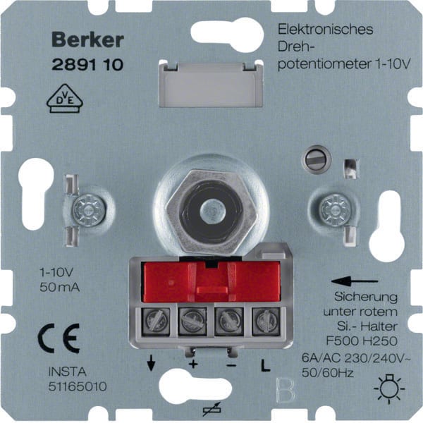 BERKER - BRK289110 DIMM. MANOP. 1 - 10 V COM.LUCI