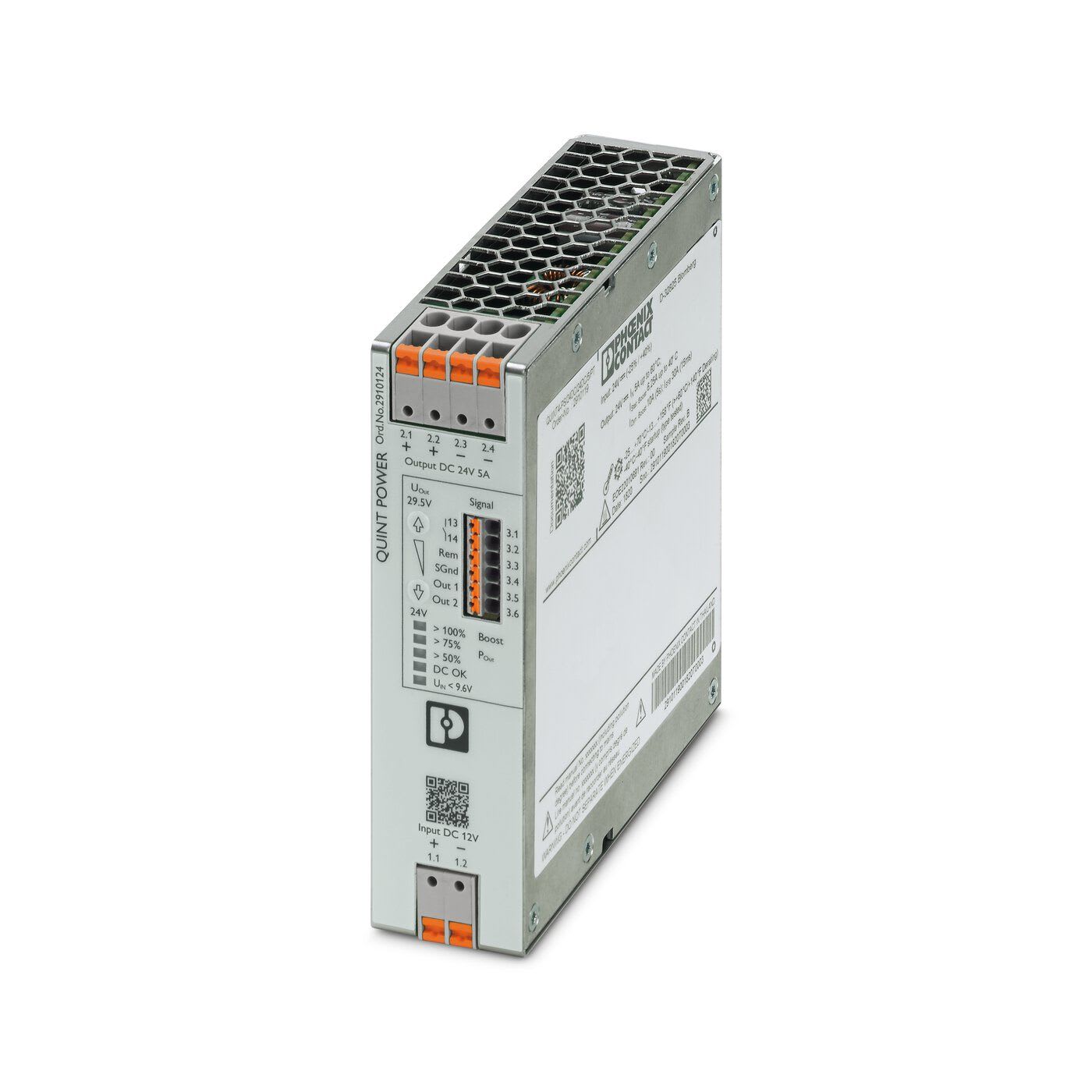 PHOENIX CONTACT - PHC2910124 QUINT4-PS/12DC/24DC/5/PT DC/DC CONV.