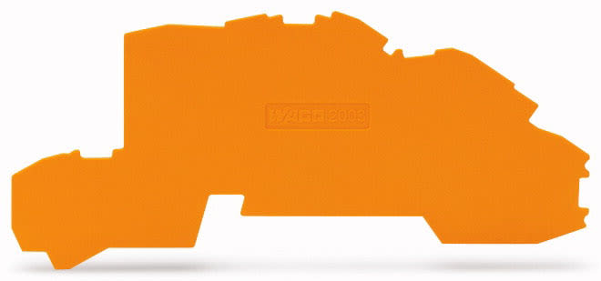 WAGO ITALIA SRL - WAG2003-7692 PIASTRA TERMINALE E INTERMEDIA SPESSA 0,