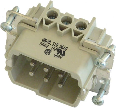 WIELAND ELECTRIC SRL - WIE70.310.0640.0 MALE INSERTBAS STS 6 2,5 50