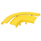 PANDUIT - PANFRRASC4LYL THE FIBERRUNNER 4X4 HORIZONTAL RIGHT-ANG