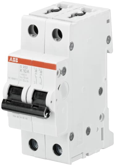 ABB SPA - ABBS507424 S202 K20 INTERRUTTORE AUTOMATICO 6KA 2P