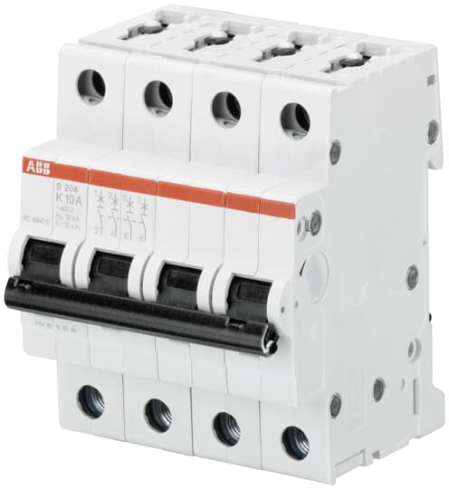ABB SPA - ABBS529365 S204 K16 INTERRUTTORE AUTOMATICO 6KA 4P
