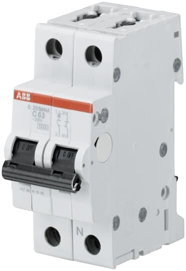 ABB SPA - ABBS600330 S201M NA D63 INTERR.AUTOMATICO 10KA 1P+N