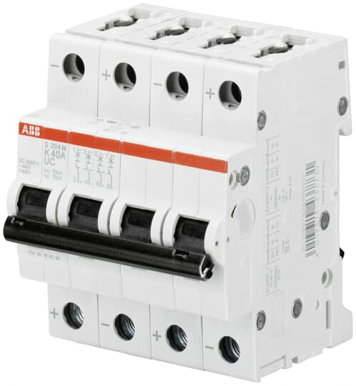 ABB SPA - ABBS204MZ50UC S204MUC Z 50  INTERRUTTORE AUTOM CA-CC 4P