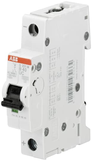 ABB SPA - ABBS201MC3UC S201MUC C 3  INTERRUTTORE AUTOM CA-CC 1P