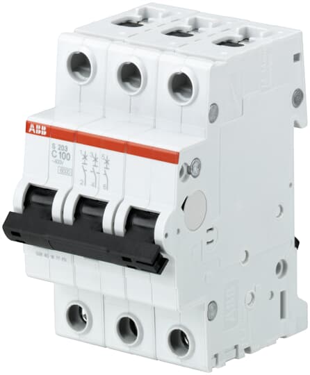 ABB SPA - ABBS916295 S203-B100 INTERRUTTORE AUTOMATICO 6KA 3P