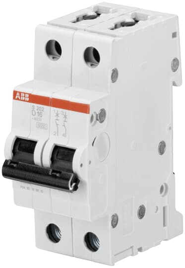 ABB SPA - ABBS530613 S202 D16 INTERRUTTORE AUTOMATICO 6KA 2P
