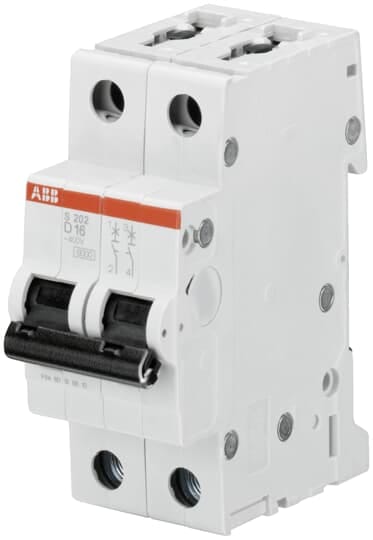 ABB SPA - ABBS530613 S202 D16 INTERRUTTORE AUTOMATICO 6KA 2P