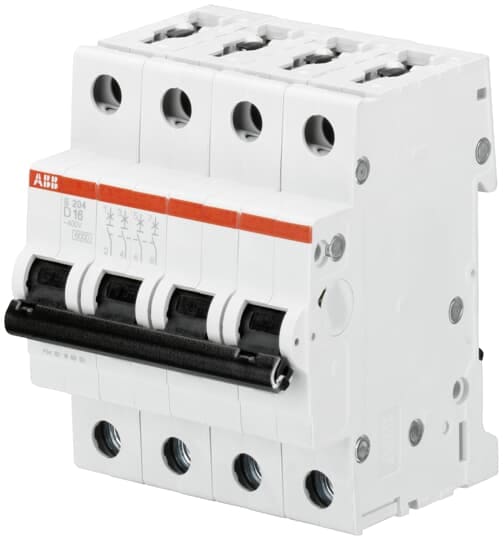 ABB SPA - ABBS552103 S204 D63 INTERRUTTORE AUTOMATICO 6KA 4P