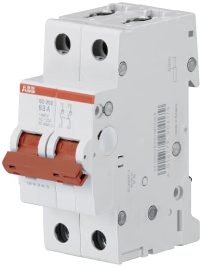 ABB SPA - ABBM990413 SD202/25 INTERRUTTORE-SEZIONATORE 2P 25