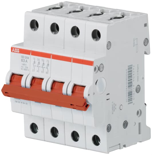 ABB SPA - ABBM990429 SD204/63 INTERRUTTORE-SEZIONATORE  4P 63A