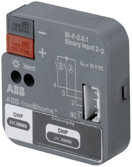 ABB SPA - ABB2CSYF1702M INGR. BINARI 2 CAN,DA INCASSO BI-F-2.0.1