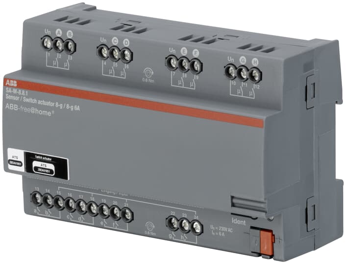 ABB SPA - ABB2CSYF1408M MODULO 8IN BINARI + 8OUT 6A - SA-M-8.8.1