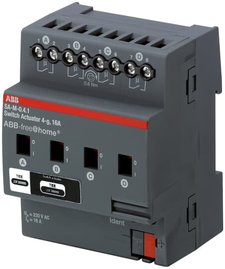 ABB SPA - ABB2CSYF1404M ATTUATORE 4 CANALI 16A - SA-M-0.4.1
