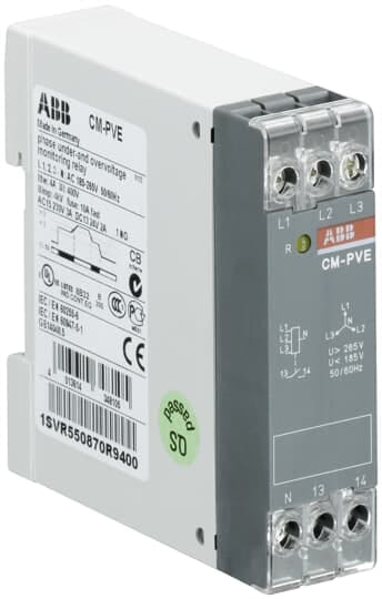 ABB SPA - ABBET 643 5 CM-PVE.01 RELE MIN-MAX TENS SOGLIA FIX+N