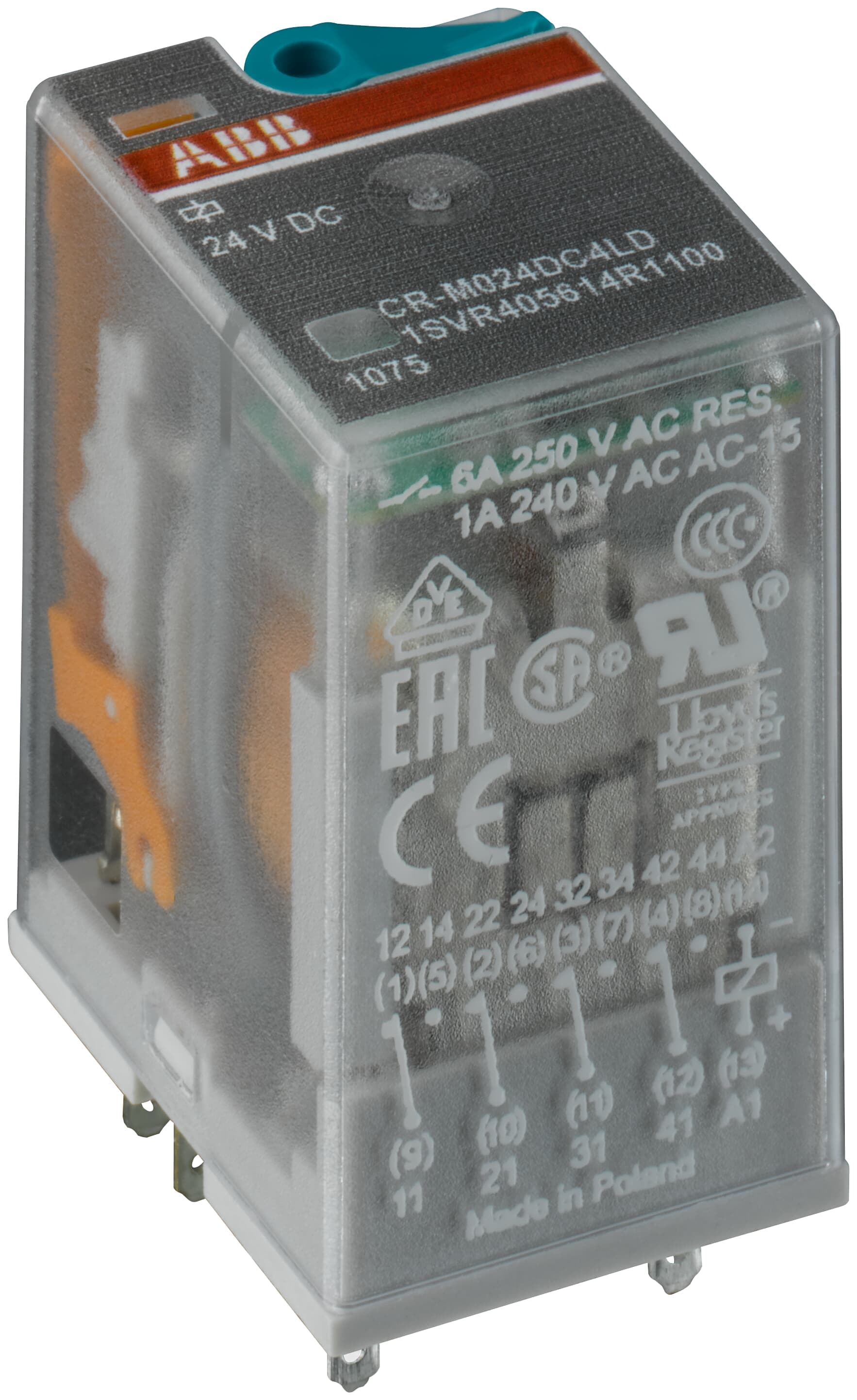 ABB SPA - ABBER 557 9 CR-M048DC3 ALIMENT. 48VDC 3 C/O 250V/10A