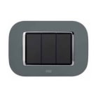 ABB SPA - ABB2CSY0325RSP PLACCA ROUND VELVET GRAFITE 3M