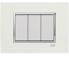 ABB SPA - ABB2CSY0701RWP PLACCA ROUND BIANCO BIANCO 7M