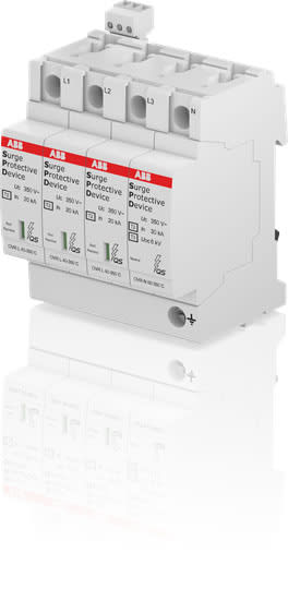 ABB SPA - ABBOVR023N40350TS OVR T2 3N 40 350 P TS 3P+N 40KA 350V QS