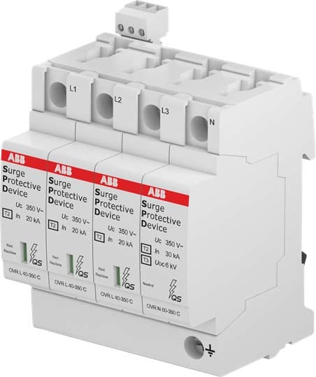 ABB SPA - ABBOVR0280440S OVR T2 80 440S P SPD 1P 80KA 440V QS