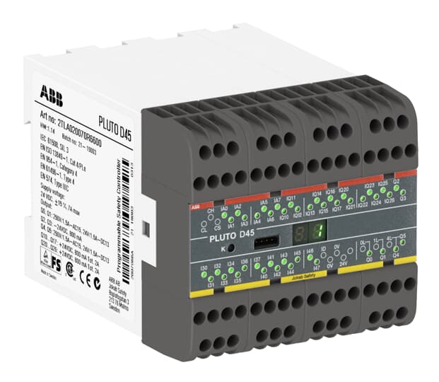ABB SPA - ABB2TLA020070R6600 Pluto D45 PLC di sicurezza BUS
