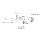 ABB SPA - ABB2TLA020003R0300 JSHK0 12POL CONNECTOR F JSHD4