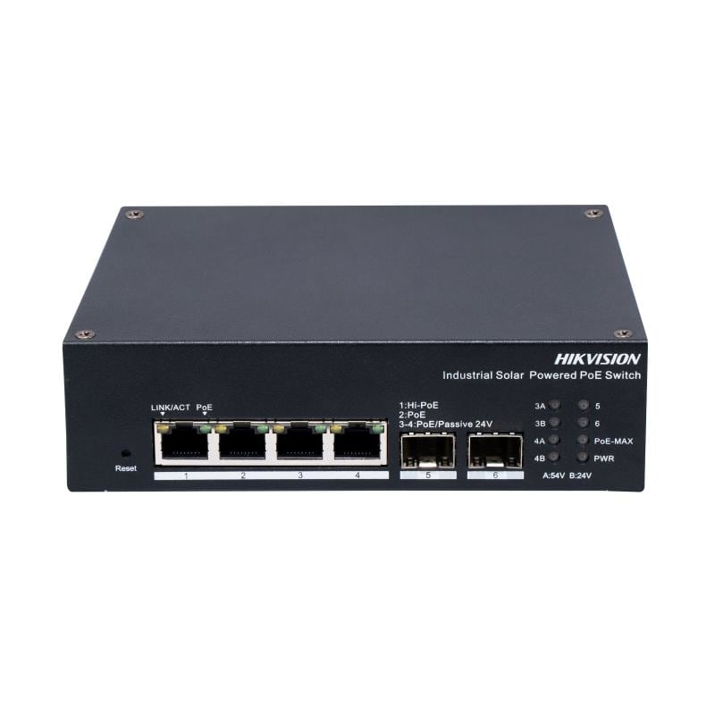 HIKVISION ITALY SRL - HIK301803431 DS-3T1506HP-EI-UPS SWITCH IND SOLAR GIGA