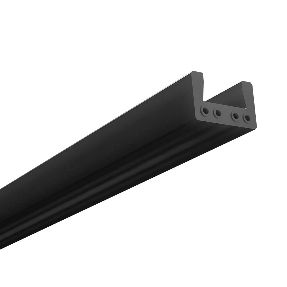 LINEA LIGHT (ILED) - ILD84016 INK MAT.CAVO AL METRO NERO