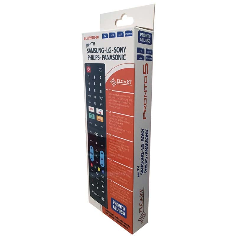 ELCART DISTRIBUTION - ERT112244000 TELECOMANDO TV PRONTO MULTIMARCA