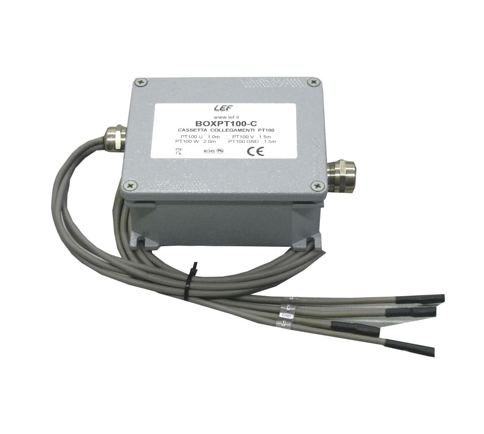 LEF SRL - LEXBOXPT100-D CASS.ALLU. CABL. 4 PT100S (1600-3150KVA)