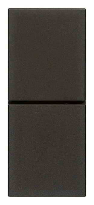 VIMAR SPA - VIW30066.G DUE PULSANTI INDIP. NO+NO 10A NERO