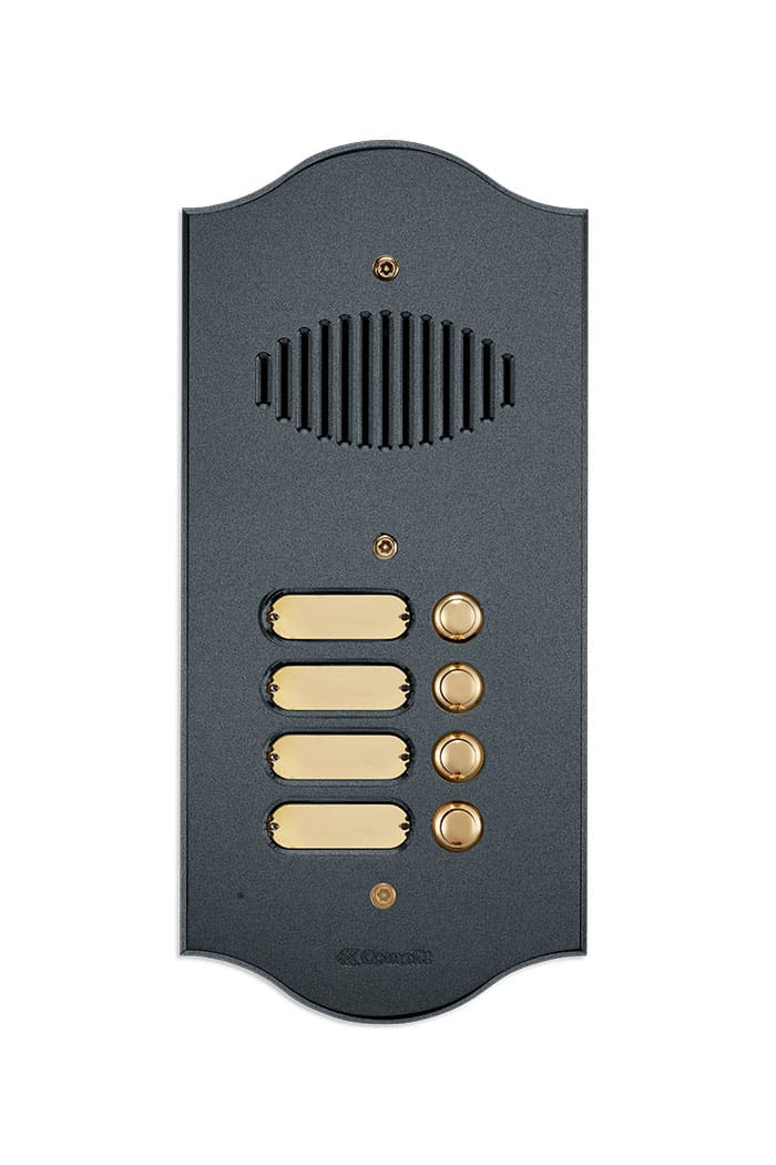 COMELIT GROUP SPA - COE3006/2/RI/A PULS. ANTRACITE AUDIO SERIE ROMA PER GRU