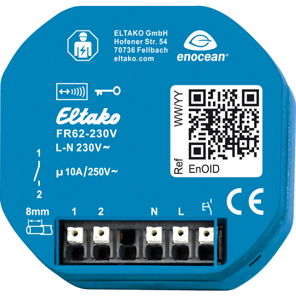 ELTAKO - EAK30100540 Attuatore wireless relè monostabile 10A/250V AC