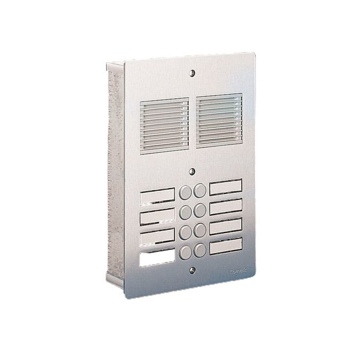 COMELIT GROUP SPA - COE3012/N PULSANTIERA ALLUMINIO DA INCASSO A 12 PU