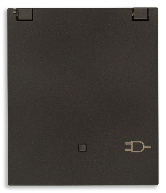 VIMAR SPA - VIW30208.CG PRESA SICURY 2P+T 16A DE + COPER. NERO