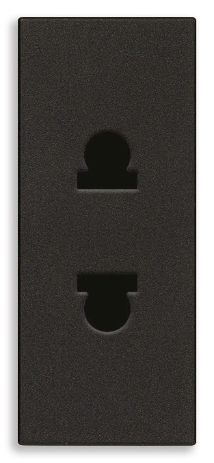 VIMAR SPA - VIW30234.G Presa SICURY 2P 16A USA+EU nero