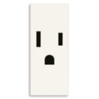 VIMAR SPA - VIW30242.B Presa SICURY 2P+T 15A USA bianco