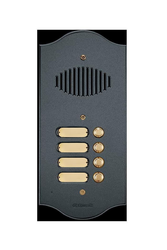 COMELIT GROUP SPA - COE3024/4/RI/A PULS. ANTRACITE AUDIO SERIE ROMA PER GRU