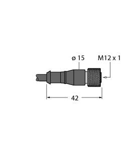 TURCK BANNER SRL - TUK3039536 Connettore M12 M8