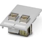 PHOENIX CONTACT - PHC1657766 VS-SI-FP-2RJ45-5-MOD-BU/BU PIASTRA DATI