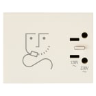 VIMAR SPA - VIW30290.C Presa per rasoio 230V canapa